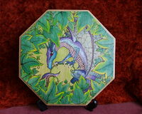 Sue Mason  - dragon plaque 4